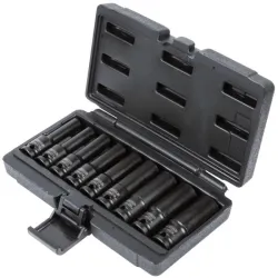 Jeu de 9 douilles à chocs TORX® 1/2" . E10-E11-E12-E14-E16-E18-E20-E24 KSTOOLS 515.1050 | 515.1050