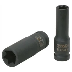 Douille longue à chocs TORX® 1/2" . E10 KSTOOLS 515.1051 | 515.1051
