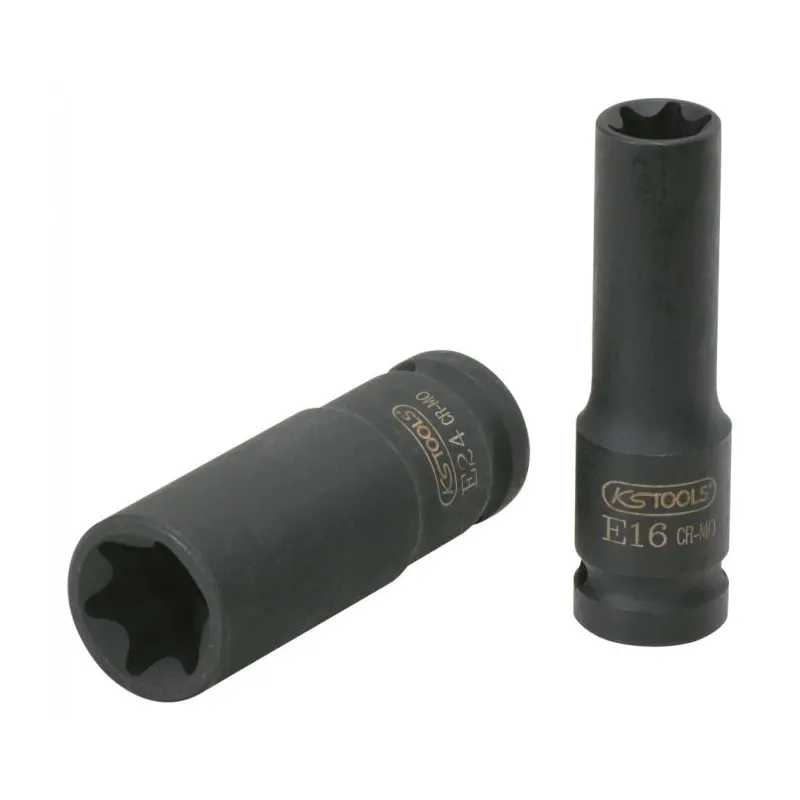 Douille longue à chocs TORX® 1/2" . E10 KSTOOLS 515.1051 | 515.1051