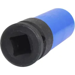 Douille à chocs longue 6 pans pour jantes aluminium - bleu foncé - 17 mm KSTOOLS 515.1073 | 515.1073