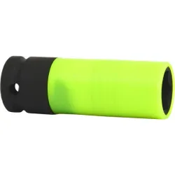 Douille à chocs longue 6 pans pour jantes aluminium - vert - 19 mm KSTOOLS 515.1075 | 515.1075