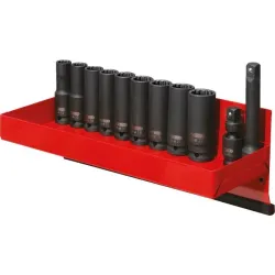 Jeu de douilles longues à chocs 1/2" . 13 pcs KSTOOLS 515.1140 | 515.1140