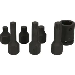 Coffret DUODRIVE . douilles à chocs XZN® . 7pcs KSTOOLS 515.1160 | 515.1160