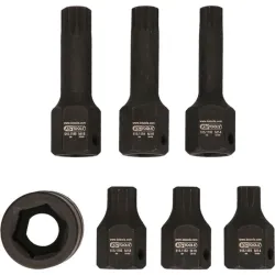 Coffret DUODRIVE . douilles à chocs XZN® . 7pcs KSTOOLS 515.1160 | 515.1160