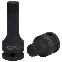 Douille à chocs courte 1/2" XZN® . M14 - L. 75 mm KSTOOLS 515.1172 | 515.1172