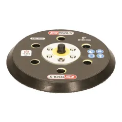 Plateau Velcro D150mm . 15 trous pour ponceuse 515.1254 et 515.1257 KSTOOLS 515.1252 | 515.1252