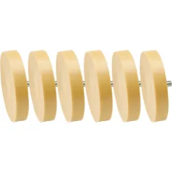Lot de disques de gommage 90x15 mm . 6 pcs. KSTOOLS 515.1285 | 515.1285