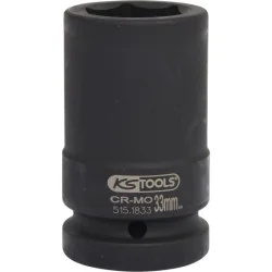 Douille longue à chocs 6 pans 1" . 33 mm KSTOOLS 515.1833 | 515.1833