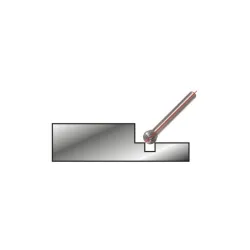 Fraise HM forme D . Ø 16mm . 60mm KSTOOLS 515.3286 | 515.3286