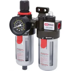 Filtre régulateur de pression assécheur et lubrificateur 3/8" KSTOOLS 515.3350 | 515.3350