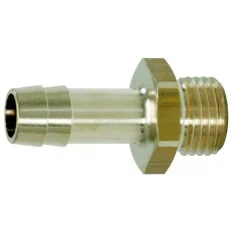 Raccord fileté mâle pour tuyaux 1/4" x 6 mm . clé 17 mm - L.35mm KSTOOLS 515.3387 | 515.3387