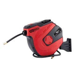 Enrouleur air et eau 1/2" avec tuyau Ø13 mm . raccord 3/8" - 15m KSTOOLS 515.3445 | 515.3445