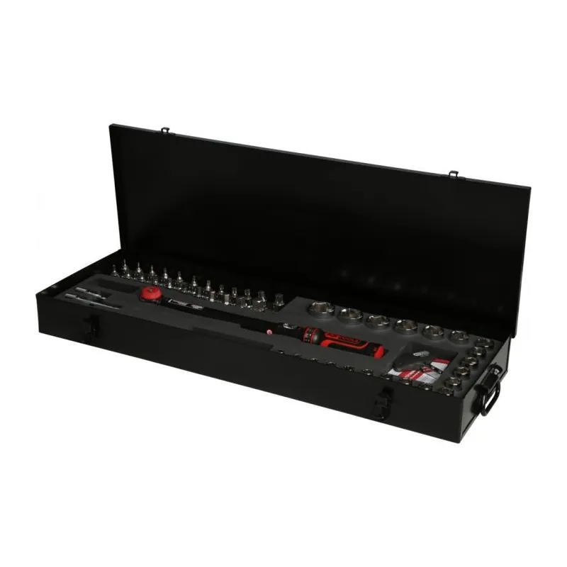 Coffret clé dynamométrique ERGOTORQUEprécision® 1/2'' . 40-200 Nm . 49 pcs KSTOOLS 516.1445 | 516.1445 Coffret clé dynamométrique ERGOTORQUEprécision® 1/2'' . 40-200 Nm . 49 pcs KSTOOLS 516.1445 | 516.1445