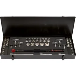 Coffret clé dynamométrique ERGOTORQUEprécision® 1/2'' . 60-320 Nm . 49 pcs KSTOOLS 516.1475 | 516.1475