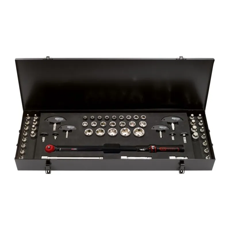 Coffret clé dynamométrique ERGOTORQUEprécision® 1/2'' . 60-320 Nm . 49 pcs KSTOOLS 516.1475 | 516.1475 Coffret clé dynamométrique ERGOTORQUEprécision® 1/2'' . 60-320 Nm . 49 pcs KSTOOLS 516.1475 | 516.1475