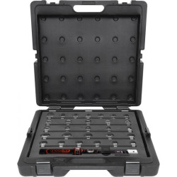 Jeu de clés dynamométriques à emmancher 14x18 mm  . 3/8" - 9x12 mm - 29 pcs KSTOOLS 516.1720 | 516.1720