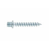 INDEX  Vis à bois collier de serrage et agrafe Zingué. Rainurée (M7 x 30 100 pièces.) ABTA0730 | ABTA0730