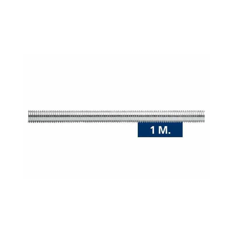 INDEX Tige filetée Zinguée. 1 mètre (M12 x 1000 20 pièces.) 975ZM12 - ekibat