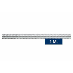 INDEX Tige filetée Zinguée. 1 mètre (M22 x 1000 5 pièces.) 975ZM22 - ekibat