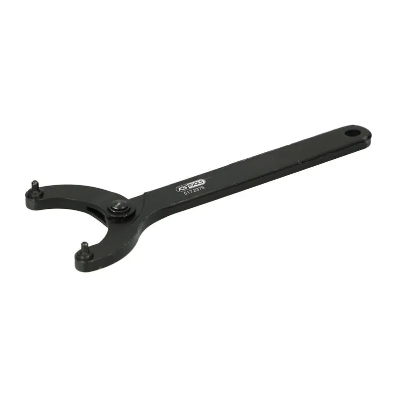 Clé à ergot brunie articulée pour écrous à empreintes sur le dessus . 18 - 40 mm KSTOOLS 517.2375 | 517.2375 Clé à ergot brunie articulée pour écrous à empreintes sur le dessus . 18 - 40 mm KSTOOLS 517.2375 | 517.2375
