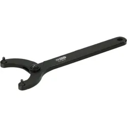 Clé à ergot brunie articulée pour écrous à empreintes sur le dessus . 80 - 125 mm KSTOOLS 517.2377 | 517.2377