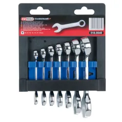Jeu de 7 clés mixtes courtes métriques - sur support KSTOOLS 518.0040 | 518.0040