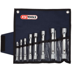 Trousse de clés à tubes doubles 12 pans - 10 pcs KSTOOLS 518.0405 | 518.0405