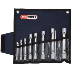 Trousse de clés à tubes doubles 12 pans - 10 pcs KSTOOLS 518.0405 | 518.0405