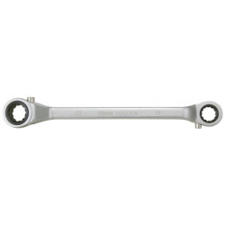 Clé polygonale contre-coudée à cliquet . 30x32 mm KSTOOLS 520.3032 | 520.3032