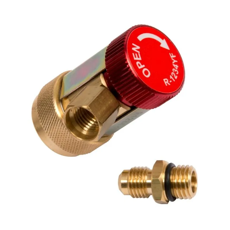 Raccord haute pression 12 mm avec adaptateur 1/4" - Gaz R1234 KSTOOLS 550.1202 | 550.1202 Raccord haute pression 12 mm avec adaptateur 1/4" - Gaz R1234 KSTOOLS 550.1202 | 550.1202