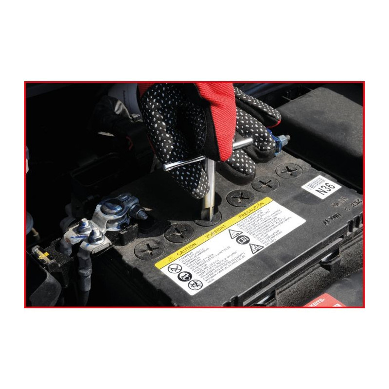 Clé à poignée en T pour bouchons de batterie . 1 .8 mm KSTOOLS 550.1687 | 550.1687 Clé à poignée en T pour bouchons de batterie . 1 .8 mm KSTOOLS 550.1687 | 550.1687