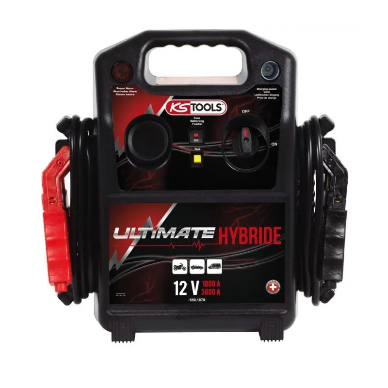 Booster hybride 1800 A au démarrage KSTOOLS 550.1870 | 550.1870 Booster hybride 1800 A au démarrage KSTOOLS 550.1870 | 550.1870