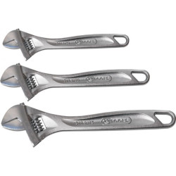 Jeu de 3 clés à molette . 10" - 12" - 15" KSTOOLS 577.0399 | 577.0399