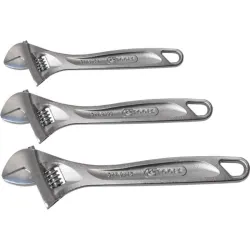 Jeu de 3 clés à molette . 10" - 12" - 15" KSTOOLS 577.0399 | 577.0399