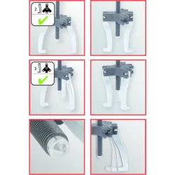 Extracteur universel à 2 et 3 griffes . 2 t KSTOOLS 640.4203 | 640.4203