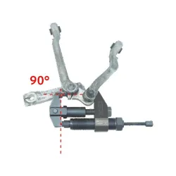 Jeu d'extracteurs de vis de blocage avec vis hydraulique KSTOOLS 670.0075 | 670.0075