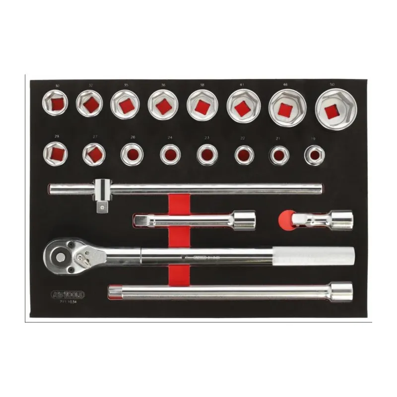 Module de douilles et accessoires 3/4" . 21 pièces KSTOOLS 711.1034 | 711.1034