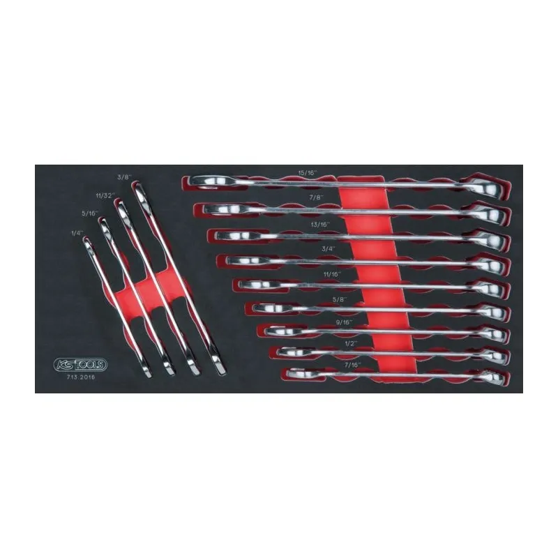Module de clés mixtes ULTIMATE® en pouces . 13 pièces KSTOOLS 713.2016 | 713.2016 Module de clés mixtes ULTIMATE® en pouces . 13 pièces KSTOOLS 713.2016 | 713.2016