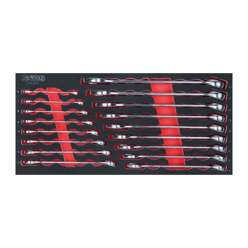 Module de clés mixtes ULTIMATE® . 17 pièces KSTOOLS 713.2017 | 713.2017 Module de clés mixtes ULTIMATE® . 17 pièces KSTOOLS 713.2017 | 713.2017