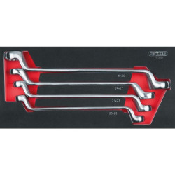 Module de clés polygonales contre-coudées 75° . 4 pièces KSTOOLS 713.2021 | 713.2021