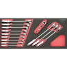 Module de clés mixtes à cliquet inclinable GEARplus® avec adaptateurs . 16 pcs KSTOOLS 713.2028 | 713.2028