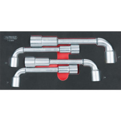 Module de clés à pipe débouchées - 6 pans . 4 pièces KSTOOLS 713.4004 | 713.4004
