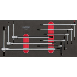 Module de clés mâles 6 pans à poignée en T . 8 pièces KSTOOLS 713.5017 | 713.5017