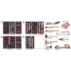 Composition d'outils pour la carrosserie . 166 pièces KSTOOLS 714.0154 | 714.0154