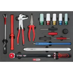 Composition d'outils de service rapide 5 tiroirs pour servante . 283 pièces KSTOOLS 714.0283 | 714.0283