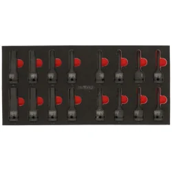 Composition d'outils 5 tiroirs pour servante . 384 pièces KSTOOLS 714.0380 | 714.0380