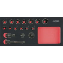 Composition d'outils 5 tiroirs pour servante . 384 pièces KSTOOLS 714.0380 | 714.0380