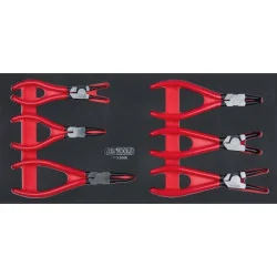 Composition d'outils 5 tiroirs pour servante . 384 pièces KSTOOLS 714.0380 | 714.0380
