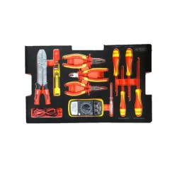 Module d'outillage électrique pour boites de transport SCM . 11 pcs KSTOOLS 716.0011 | 716.0011