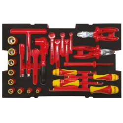 Module d'outillage isolé pour boite SCM . 25 pcs KSTOOLS 716.0025 | 716.0025